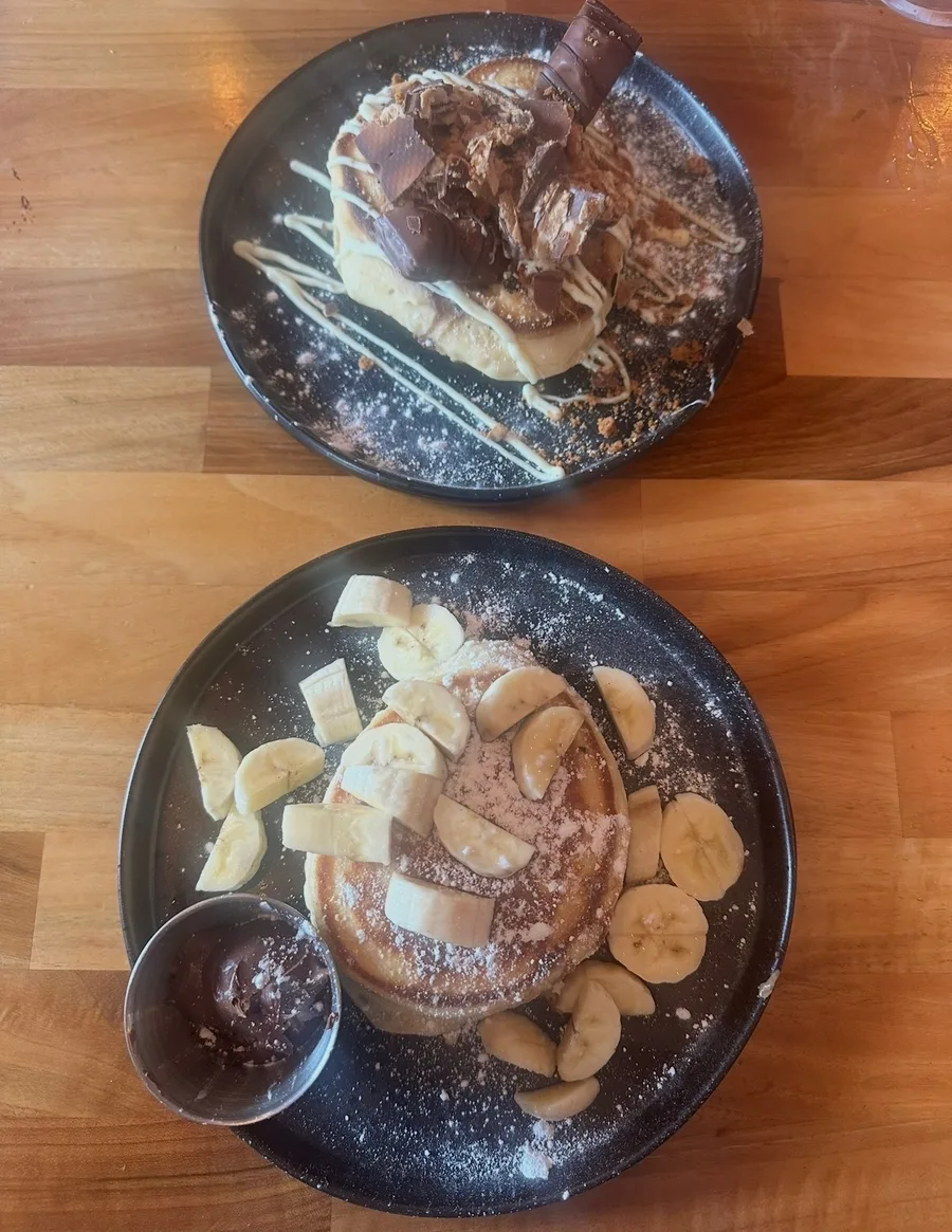 Pancakes from the art-ful menu