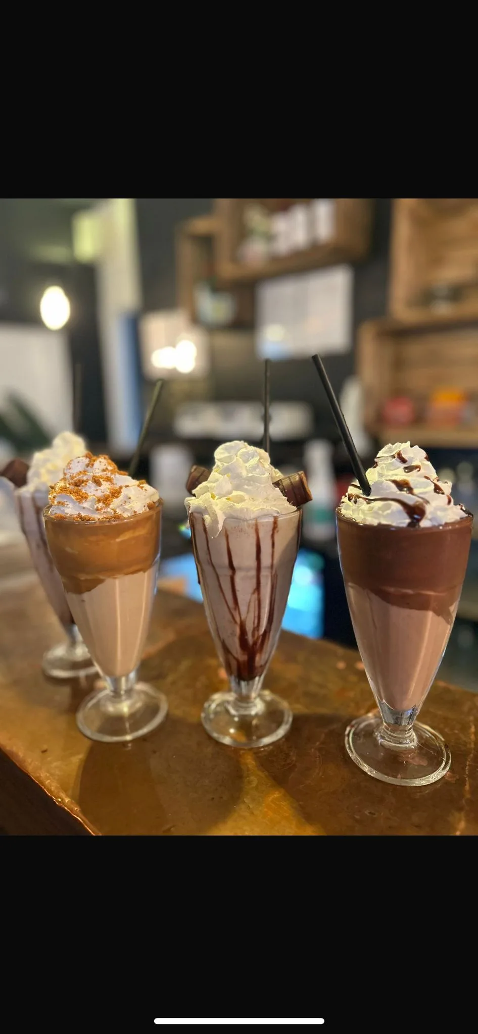 Milkshakes at art-ful pottery café Worthing