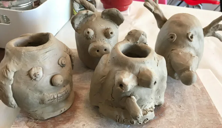 Clay Building Party