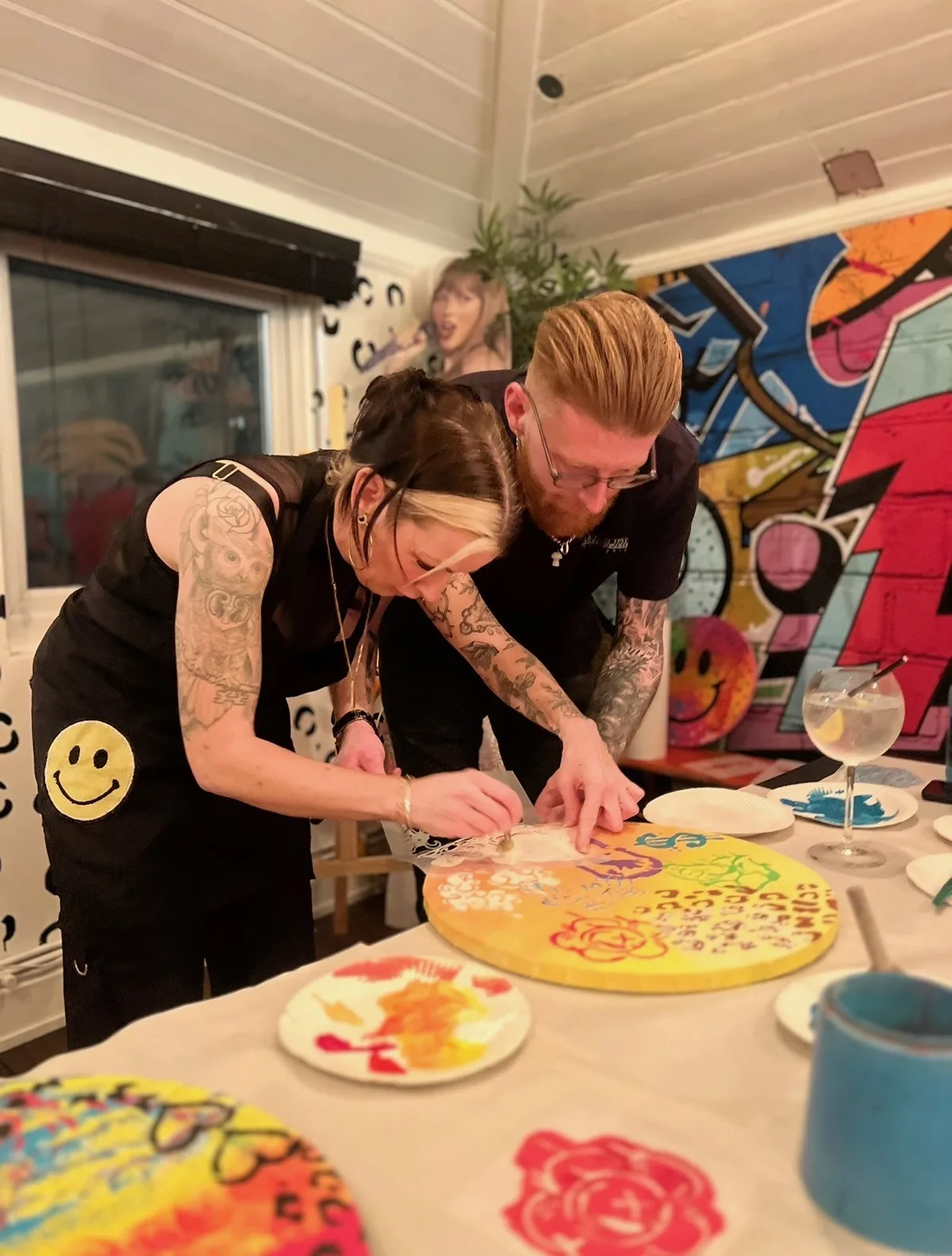Team event at art-ful pottery café Worthing